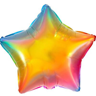 Folieballon Stervormig Yummy Gummy Rainbow - 48 cm