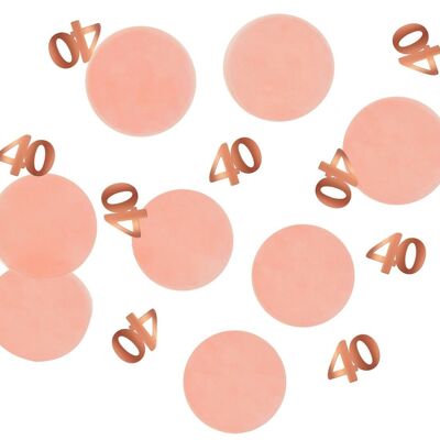 Confetti Elegant Lush Blush 40 ans - 25 grammes