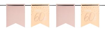 Bunting Elegant Lush Blush 60 Ans - 6 mètres 2