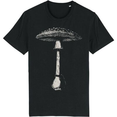 Amanita Muscaria Mushroom T-shirt Men's - Black