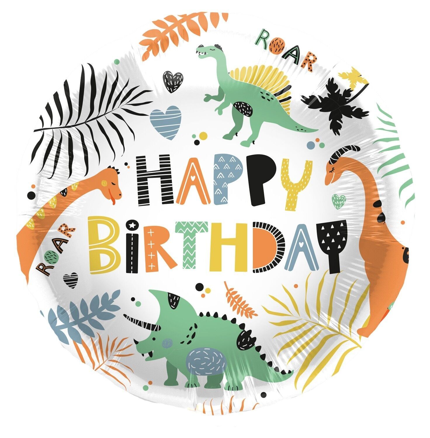 Folienballon Geburtstag Dino - 45 cm