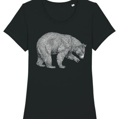 Grizzly Bear T-shirt Women's - Black