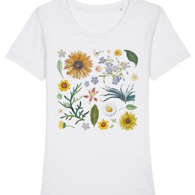Flowers T-shirt Women's - White