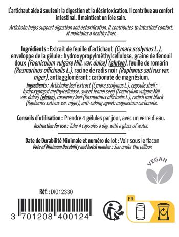 Digestransit Fenouil Romarin Artichaut Radis noir 6