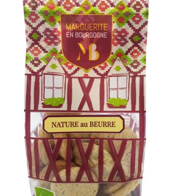 Biscuits bio Nature au Beurre - Sachet individuel  de 130g