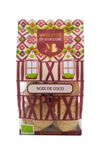 Biscuits Bio Noix de Coco - Sachet individuel de 130g 1