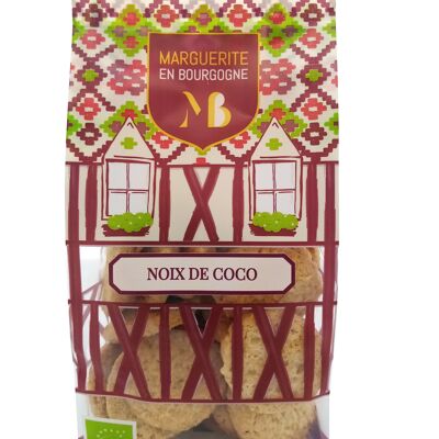 Biscuits Bio Noix de Coco - Sachet individuel de 130g