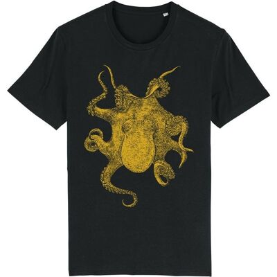 Octopus T-shirt Men's - Black