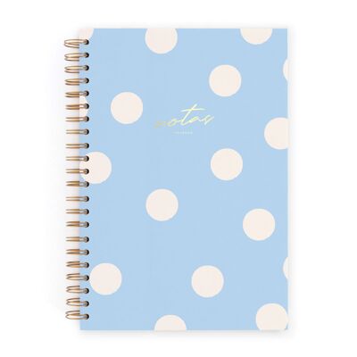 Notebook L. Calm blue. Points