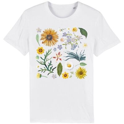 Flowers T-shirt Men's - White