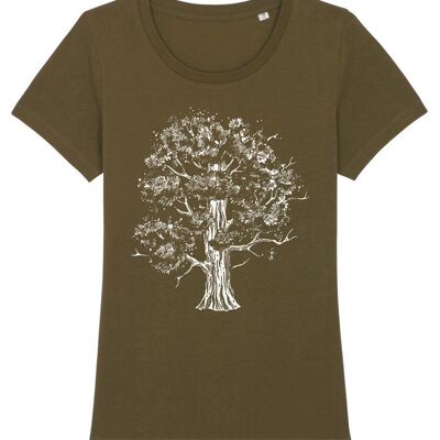 Oak Tree T-shirt Women's - Khaki