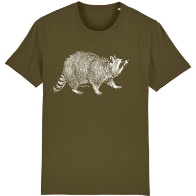 Raccoon T-shirt Men's - Khaki