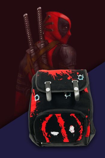 Sac à dos en toile Marvel Deadpool Twelve Bullets 3