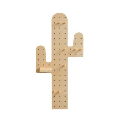 Organisateur de panneaux perforés en forme de cactus