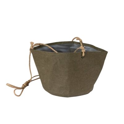 Caja de almacenamiento, cesta colgante, maceta-L