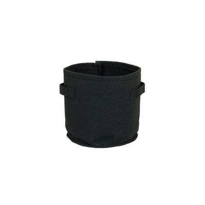 Maceta de Fieltro para Interior y Exterior, Color: Negro, 11L