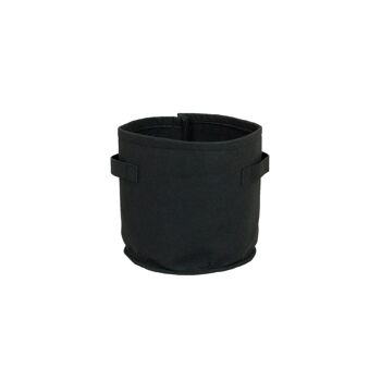 Pot de fleurs en feutre pour intérieur et extérieur, Couleur : Noir, 11L 1