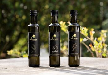 Annona - Ensemble d'huile d'olive aromatisée - Ail, citron vert, romarin 2