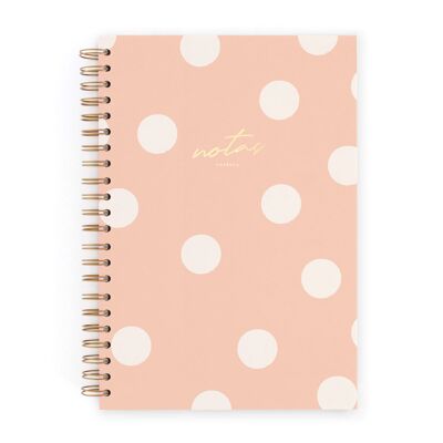 Notebook L. Pink. Points