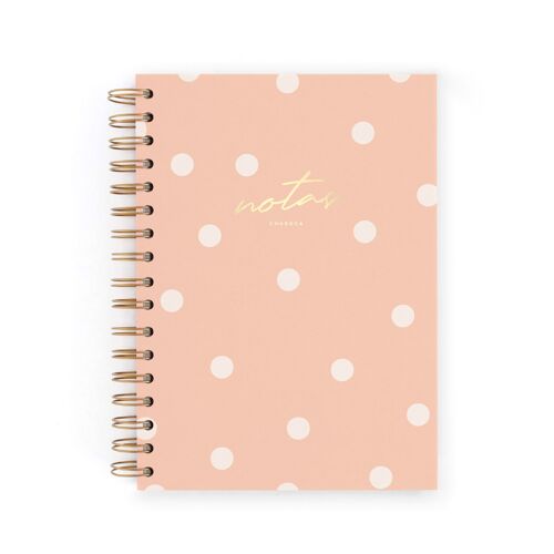 Cuaderno A5 Pink. Puntos