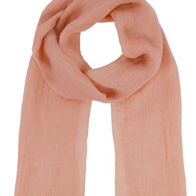 Paola- linen summer scarf - light pink- 723