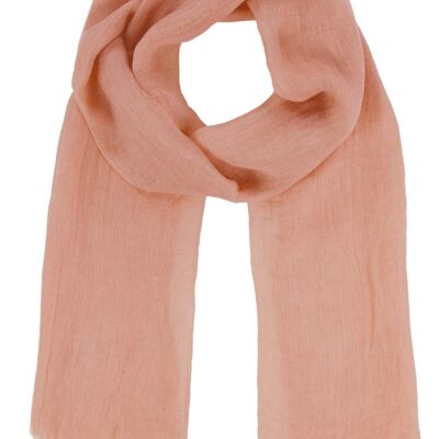 Paola- linen summer scarf - light pink- 723