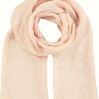 Paola- linen summer scarf - poweder white- 828