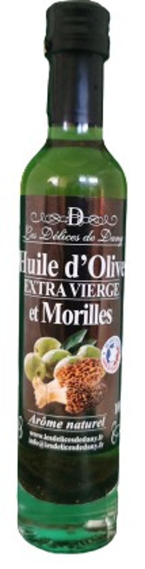 Huile d'olive vierge extra aux morilles