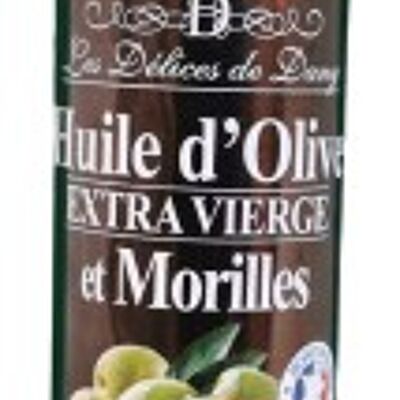 Aceite de oliva virgen extra con morillas