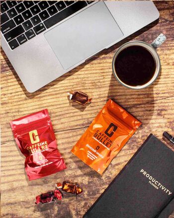 Caffeine Bullet Chocolate Orange Energy Chews Boîte de 20 Sachets 7