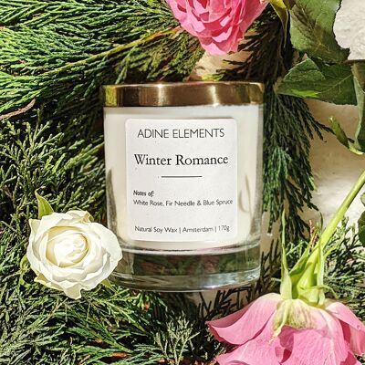 Winter's Romance ▹ White Rose + Fir Needle + Blue Spruce