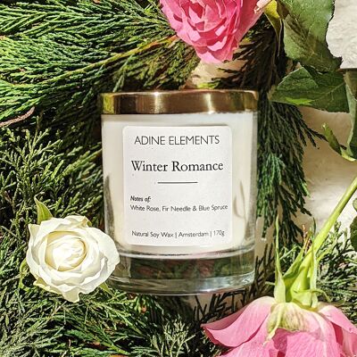 Winter's Romance ▹ White Rose + Fir Needle + Blue Spruce