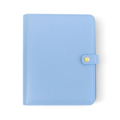 Planner personal. A5. Azul calma. Semanal sin fechas