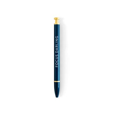 Focus darling ballpoint pen. Navy