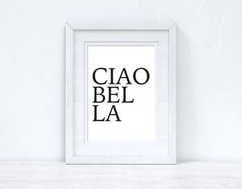CIAOBELLA CIAO BELLA Black Font Dressing Simple Print A4 Normal 2