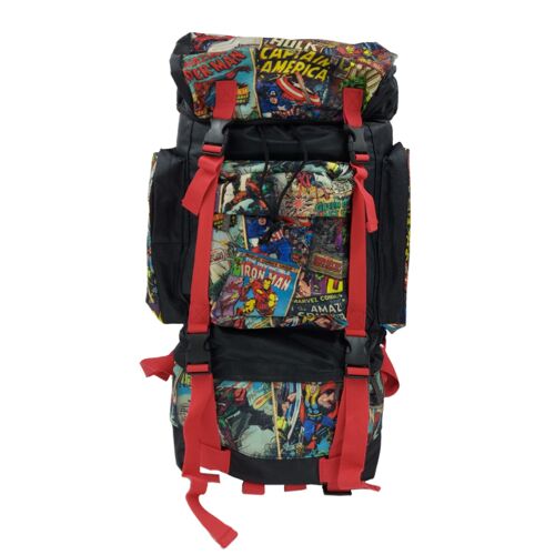 Marvel Retro Comic Red Camping Back Pack