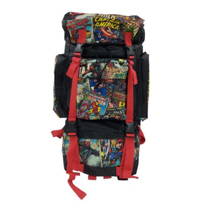 Sac à dos de camping rouge Marvel Retro Comic