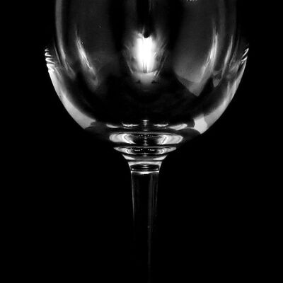 Wine Glass with Stag Frieze