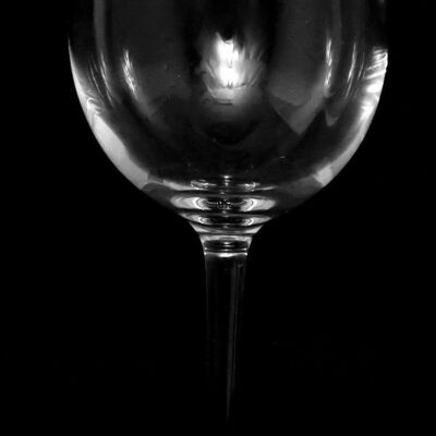 Wine Glass with Elephant Frieze