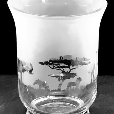 Small Vase with Safari Frieze