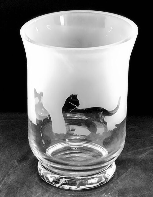 Small Vase with Cat Frieze