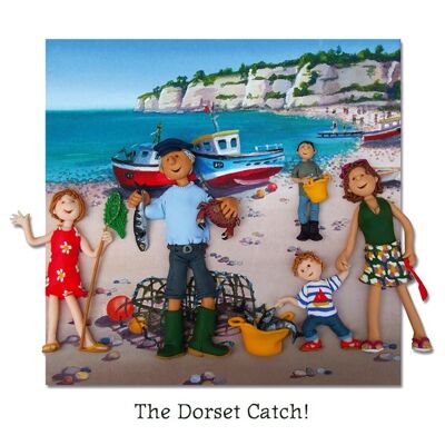 La tarjeta de arte en blanco de la captura de Dorset