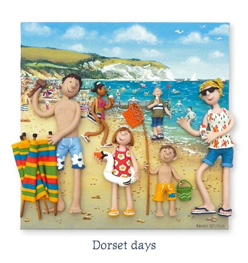 Dorset days blank art card