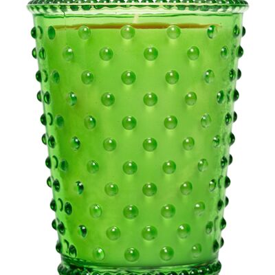 Simpatico Hobnail Glass Candle #51 Té verde y pepino