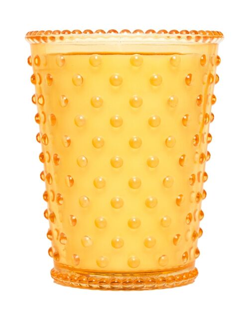 Simpatico Hobnail Glass Candle #89 Pina Colada