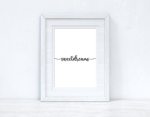 Sweetdreams Line Bedroom Simple Print A4 Normal