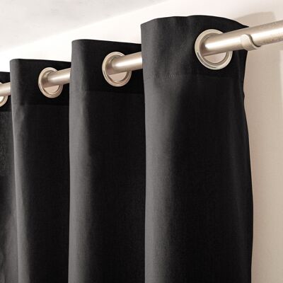 Curtain PANAMA Black 135x240cm