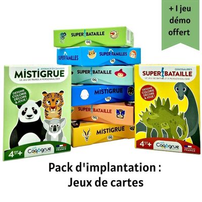 PACK IMPLEMENTACIÓN JUEGOS DE CARTAS + 1 JUEGO DEMO GRATIS