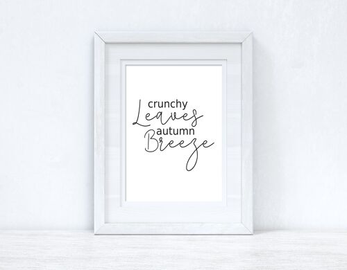 Crunchy Leaves Autumn Breeze Autumn Seasonal Home Print A4 Normal