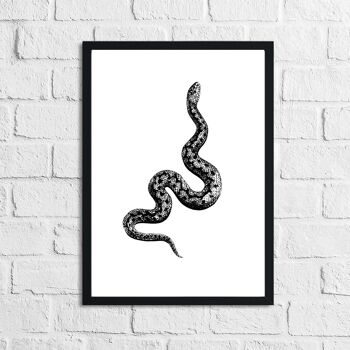 Serpent Serpent Simple Home Print A4 Normal
